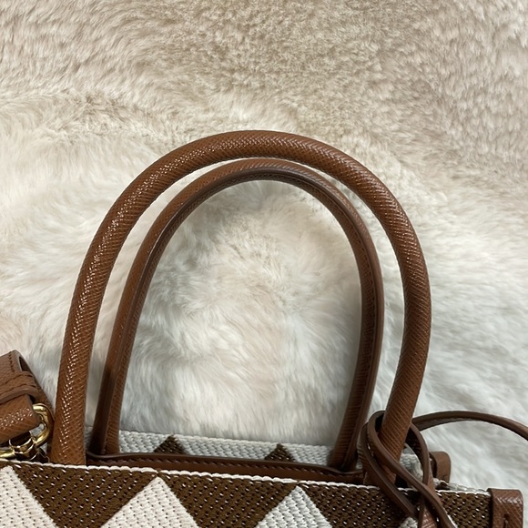 Prada Symbole embroidered fabric mini bag. Authentic code can be provided. - Picture 5 of 5